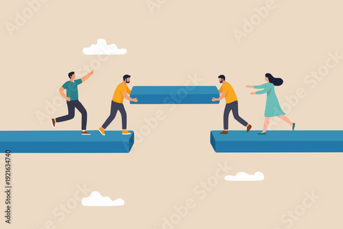 People Working Together Now