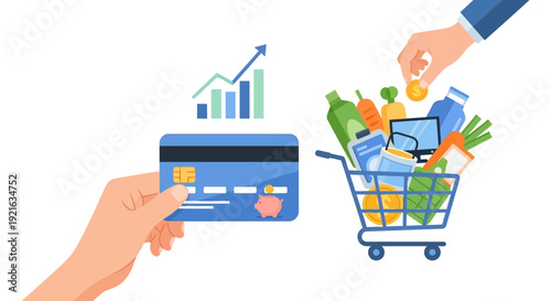 Credit Card Shopping & Financial Growth: Online Payment, E-commerce, Consumer Spending & Savings