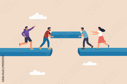 People Working Together Now