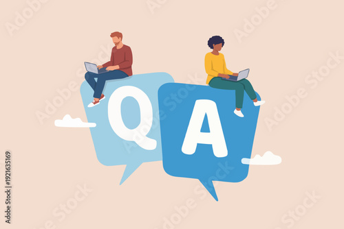 People Working With Questions