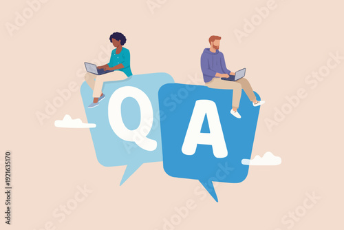 People with Questions Answers