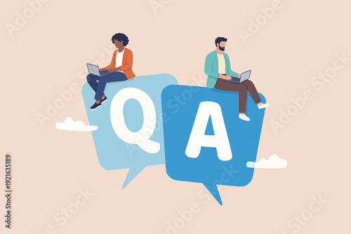 People Working With Questions