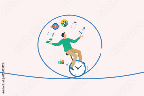 Balance and Work Life Concept