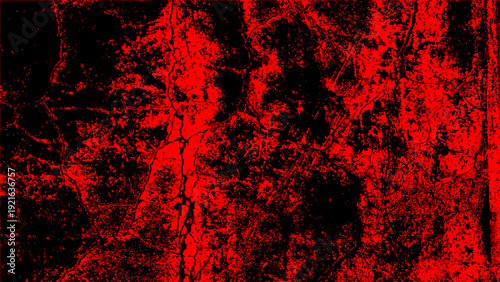 Grunge Overlay Texture Red Black Abstract Distressed Background Rough Dirty Noise Vintage Urban Wall Surface for Poster Banner Design