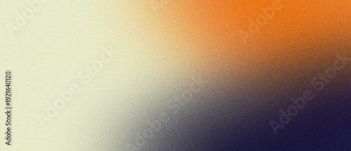 Abstract orange blue gradient background with textured noise and smooth diagonal color transition for modern digital design, creative presentations, website banners, and graphic wallpaper use