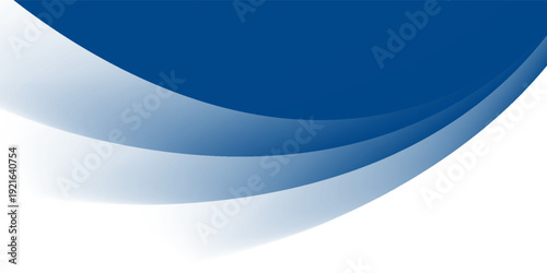 Blue and white wave Book cover design modern. Annual report. Brochure template, catalog. Simple Flyer promotion.