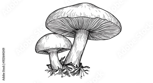 Ink & Fungi: A Sylvan Study