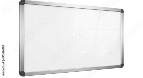 Wallpaper Mural Modern whiteboard mounted on a clean and minimalist wall for presentations and brainstorming Torontodigital.ca