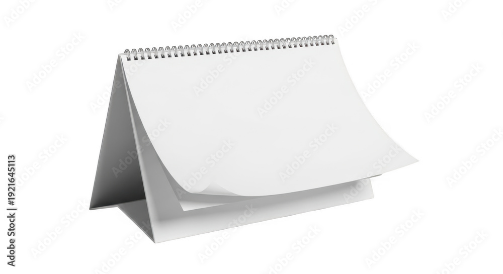 custom made wallpaper toronto digitalWhite tri-fold presentation folder standing upright on a flat surface
