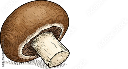 Earthen Hues, Botanical Sketch