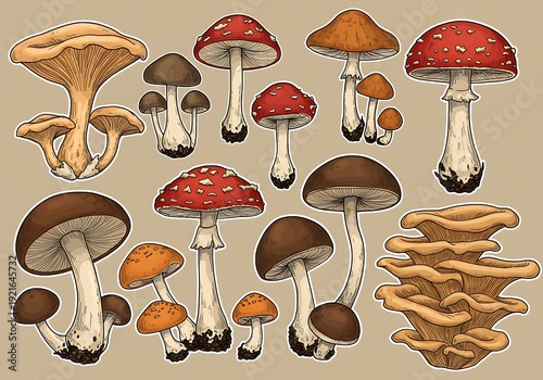 Mushroom Morphology: A Botanical Study