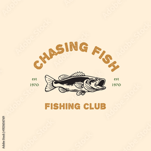 fishing Illustration vector, Perfect for t-shirt prints, posters, and other uses