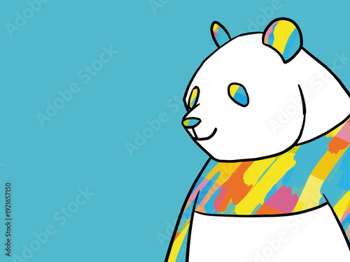 パンダ, クマ, 動物, manga, おもちゃ, ベクター, イラスト, 文科系, かわいい, 