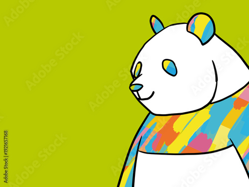 パンダ, クマ, 動物, manga, おもちゃ, ベクター, イラスト, 文科系, かわいい, 