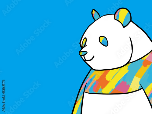 パンダ, クマ, 動物, manga, おもちゃ, ベクター, イラスト, 文科系, かわいい, 