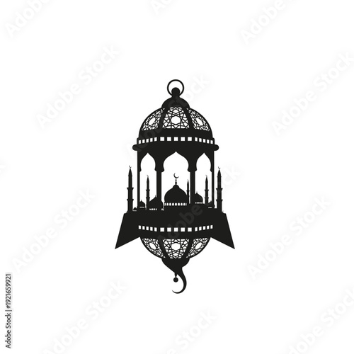 Intricate Lantern Design with Ornate Patterns.