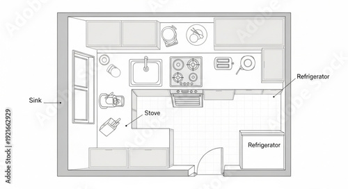 Floor Plan Blueprint Architectural Design.