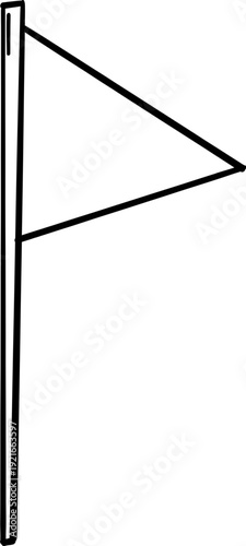 Doodle Location Pin. Navigation Marker, Pinpoint or Tag. GPS Map navigation mark 