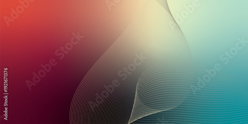 Vivid azure and magenta abstract glowing shapes with LightSalmon grainy gradient on dark noisy textured background for banner, header, and poster design