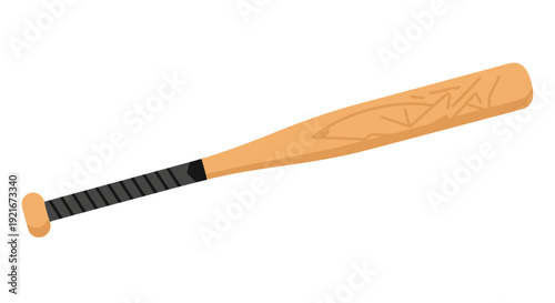 An illustration of a baseball bat.