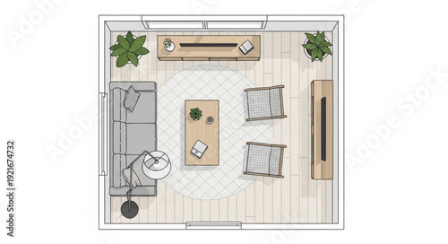 Floor Plan Living Room Design.