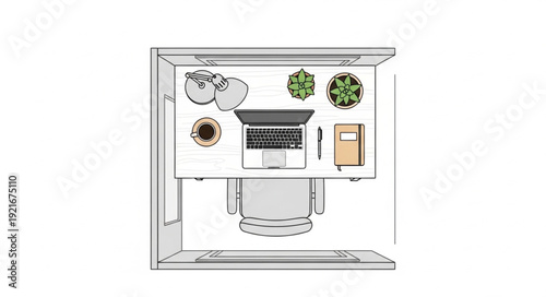 Floor Plan of Modern Home Interior.