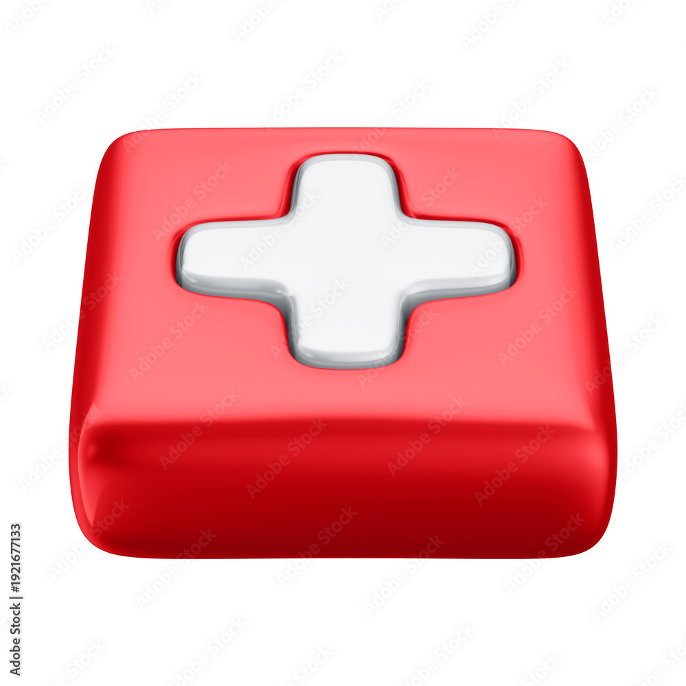 Obraz premium 3D Element - Pharmacy Medical Add Logo Symbol with Transparent Background