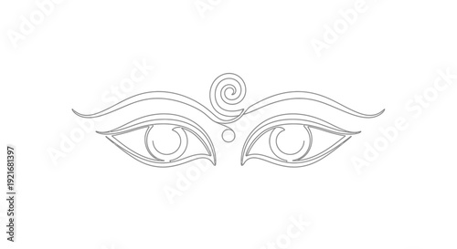 Third Eye Symbol, Spiritual Eye, Wisdom, Enlightenment, Intuition, Meditation, Yoga
