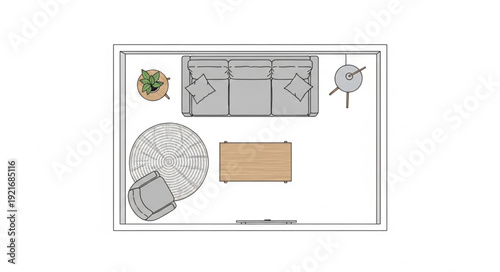 House Floor Plan Architectural Design.