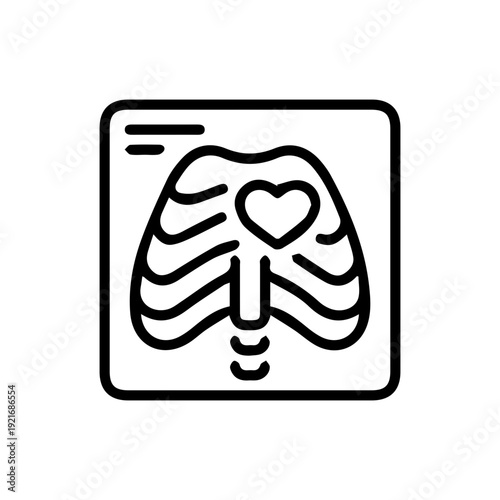 Chest X-ray Icon