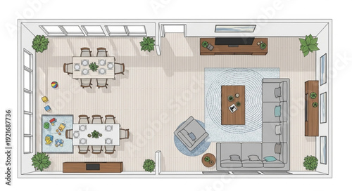 House Floor Plan Architectural Design.
