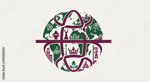 Commonwealth Global Network Connecting Diverse Cultures Through Symbolic Landmarks and Shared Heritage