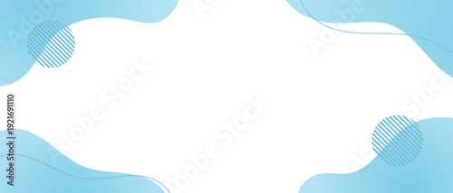 ピンクのグラデーションの流体シェイプの背景イラスト素材　flat hand drawn fluid blue shapes background.Cute abstract shapes.Vector loose frame.