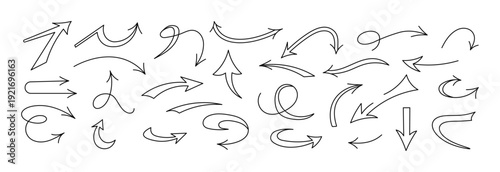 Collection of arrows pointing in various directions