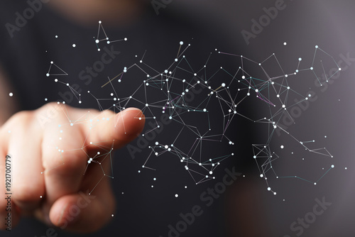 Abstract image showing a ha...
