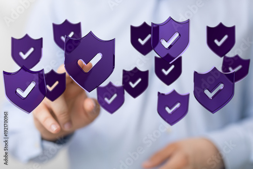 Concept of cybersecurity, d...