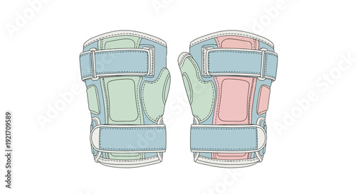 Pair of Knee Pads for Protection.