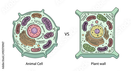 Comparison of Animal and Plant Cells.