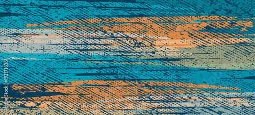 Abstract blue banner design vector, dynamic sporty horizontal background template for media promotion or web banner