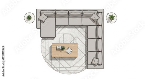 Living Room Floor Plan Design.