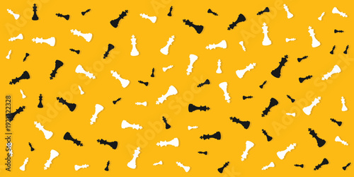 Background abstract pattern pawn king chess game