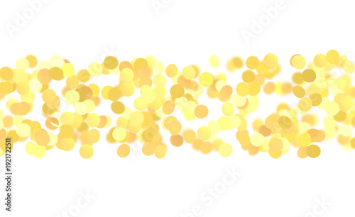 Festive yellow bokeh backgr...