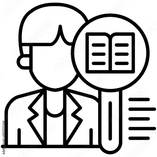 Learning Icon Vector Element