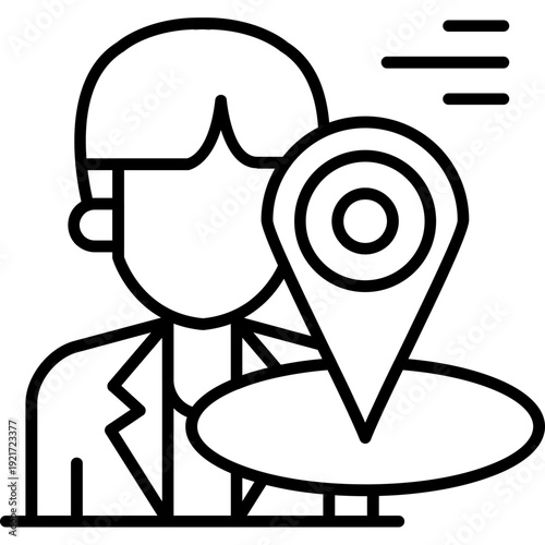 Journey Icon Vector Element