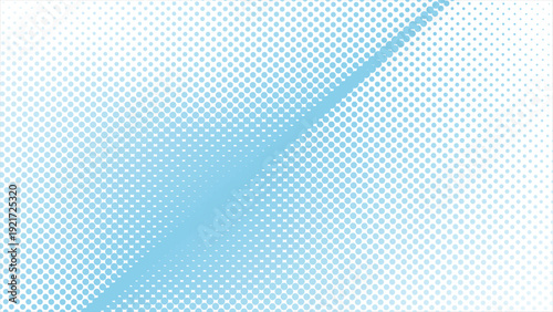 Elegant light blue halftone dots gradient background for modern designs