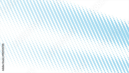 Elegant light blue halftone dots gradient background for modern designs