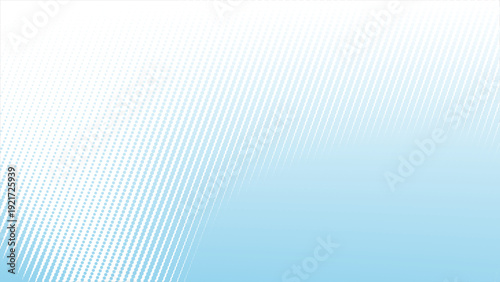 Elegant light blue halftone dots gradient background for modern designs