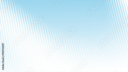 Elegant light blue halftone dots gradient background for modern designs