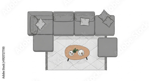 Living Room Furniture Layout Design.