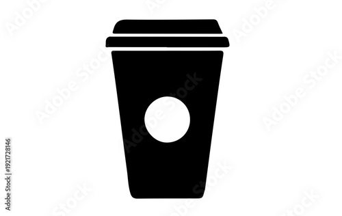 Black coffee cup silhouette , mug, tea cup, espresso cup, takeaway coffee cup